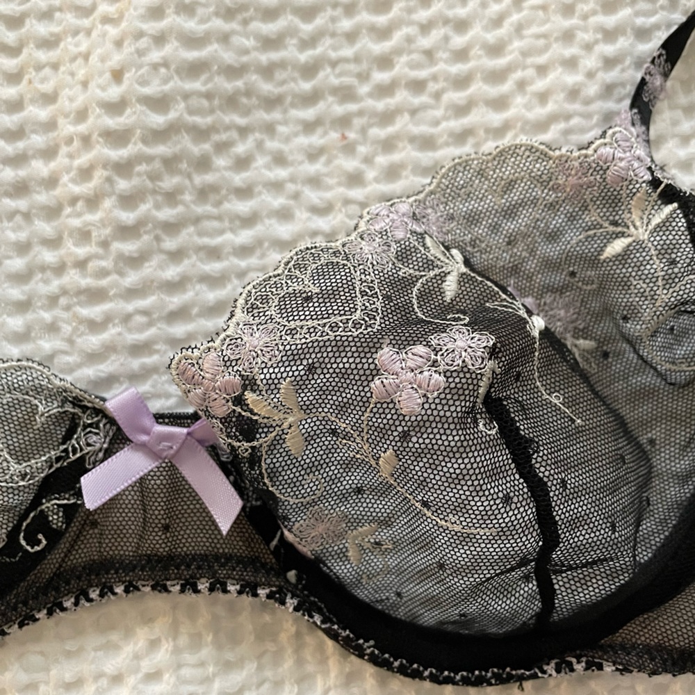 For Love and Lemons Lacy Unlined Bra Size XS